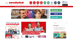 Desktop Screenshot of eurostudent.pl